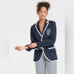 Houston White Collegiate Classic Blazer Jacket NWT